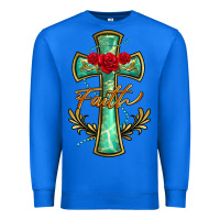 True Royal cross faith Premium Sweatshirt - BarkalooDesign