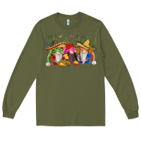 Army Green mexican gnomes Long Sleeve Tee - CTS Tumbler Store