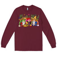 Burgundy mexican gnomes Long Sleeve Tee - CTS Tumbler Store