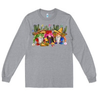Heather Grey mexican gnomes Long Sleeve Tee - CTS Tumbler Store