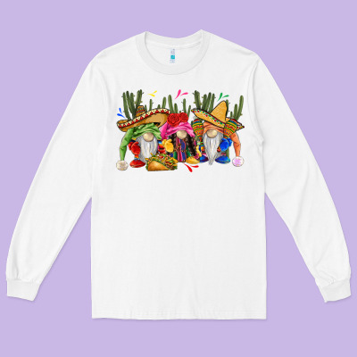 Mexican Gnomes Long Sleeve Tee Designed By Cts Tumbler Store