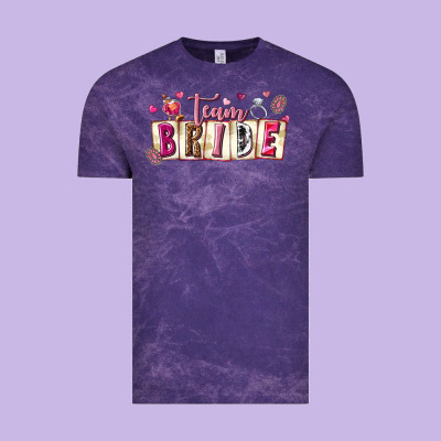 Team Bride Vintage Tee Designed By Texasbilliewilder