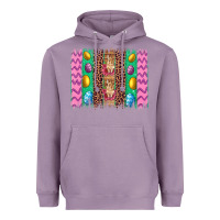 Lavender easter leopard egg bunny brush stroke Heavyweight Hoodie - Artiststas