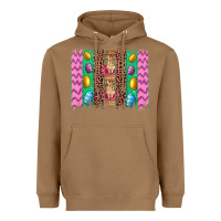 Toasted Coconut easter leopard egg bunny brush stroke Heavyweight Hoodie - Artiststas