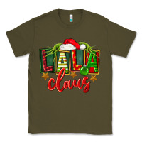 Army Green Christmas lala claus Classic Tee - FaDigitalArtStudio