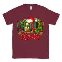 Burgundy Christmas lala claus Classic Tee - FaDigitalArtStudio