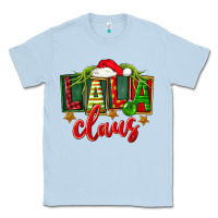 Dusty Blue Christmas lala claus Classic Tee - FaDigitalArtStudio
