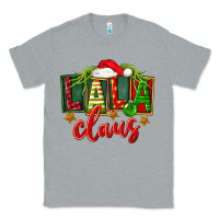 Heather Grey Christmas lala claus Classic Tee - FaDigitalArtStudio