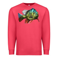 Cardinal Peacock Bass Illustrations Premium Sweatshirt - LillyAllenDesigns