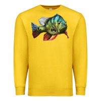 Lemon Peacock Bass Illustrations Premium Sweatshirt - LillyAllenDesigns