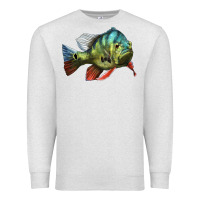 Oatmeal Heather Peacock Bass Illustrations Premium Sweatshirt - LillyAllenDesigns