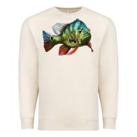 Sandshell Peacock Bass Illustrations Premium Sweatshirt - LillyAllenDesigns
