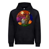 Forest Green halloween round Urban Hoodie - BundleAndBundleShop