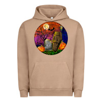 Pigment Burro halloween round Urban Hoodie - BundleAndBundleShop