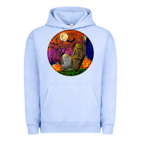 Pigment Grape Ice halloween round Urban Hoodie - BundleAndBundleShop