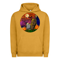 Pigment Peanut Butter halloween round Urban Hoodie - BundleAndBundleShop