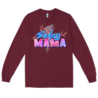 Burgundy badass mama Long Sleeve Tee - Zillion Design Studio