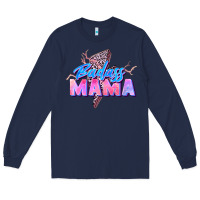 Navy badass mama Long Sleeve Tee - Zillion Design Studio