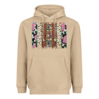 Mushroom easter leopard cowhide bunny brush stroke Heavyweight Hoodie - Artiststas