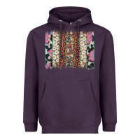 Plum easter leopard cowhide bunny brush stroke Heavyweight Hoodie - Artiststas