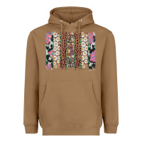 Toasted Coconut easter leopard cowhide bunny brush stroke Heavyweight Hoodie - Artiststas