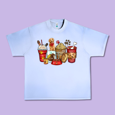 Urban Heavy Tee golden retriever coffee cups