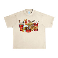 Sandshell golden retriever coffee cups Urban Heavy Tee - Zillion Design Studio