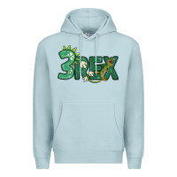 Blue Mist three rex Premium Hoodie - MaliasSmallBusiness