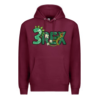 Burgundy three rex Premium Hoodie - MaliasSmallBusiness