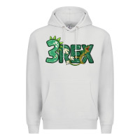 Dove Grey three rex Premium Hoodie - MaliasSmallBusiness