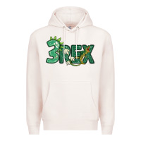 Pale Pink three rex Premium Hoodie - MaliasSmallBusiness