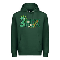 Sports Green three rex Premium Hoodie - MaliasSmallBusiness