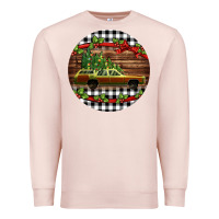 Pale Pink Christmas vacation car Christmas Premium Sweatshirt - Jasminsmagicworld