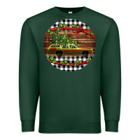 Sports Green Christmas vacation car Christmas Premium Sweatshirt - Jasminsmagicworld