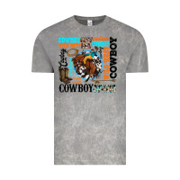 Cloud Rock western cowboy wild west Vintage Tee - texasbilliewilder