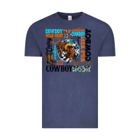 Vintage Denim western cowboy wild west Vintage Tee - texasbilliewilder