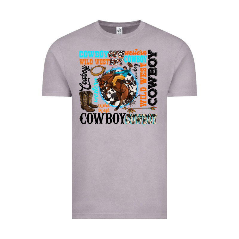 Western Cowboy Wild West Vintage Tee by texasbilliewilder | Teevron