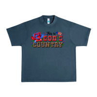 Midnight Navy this is god s country Urban Heavy Tee - texasbilliewilder