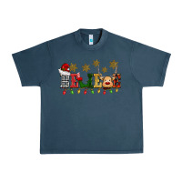 Midnight Navy christmas believe Urban Heavy Tee - BarkalooDesign