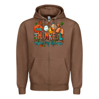 Chestnut one thankful respiratory therapist Zipper Hoodie - AdoDesignShop