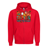 Red one thankful respiratory therapist Zipper Hoodie - AdoDesignShop