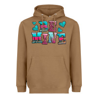 Toasted Coconut be mine western valentine's day no background Heavyweight Hoodie - AdoDesignShop