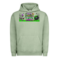 Pigment Oil Green thick thighs and spooky vibes libbey glass Urban Hoodie - BundleAndBundleShop