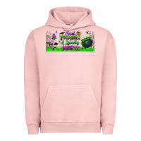Pigment Salmon thick thighs and spooky vibes libbey glass Urban Hoodie - BundleAndBundleShop