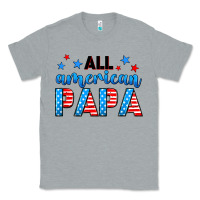 Heather Grey All American papa Classic Tee - Neo Western