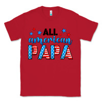 Red All American papa Classic Tee - Neo Western