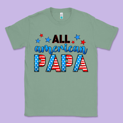 All American Papa Classic Tee Designed By Neo Western