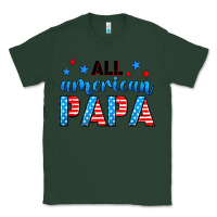 Sports Green All American papa Classic Tee - Neo Western