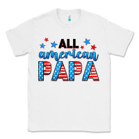 White All American papa Classic Tee - Neo Western