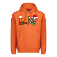 Carrot christmas camp life Premium Hoodie - NancyCooperArtShop
